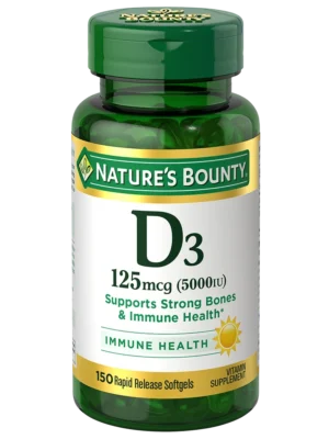 d3 125mcg 150 softgels
