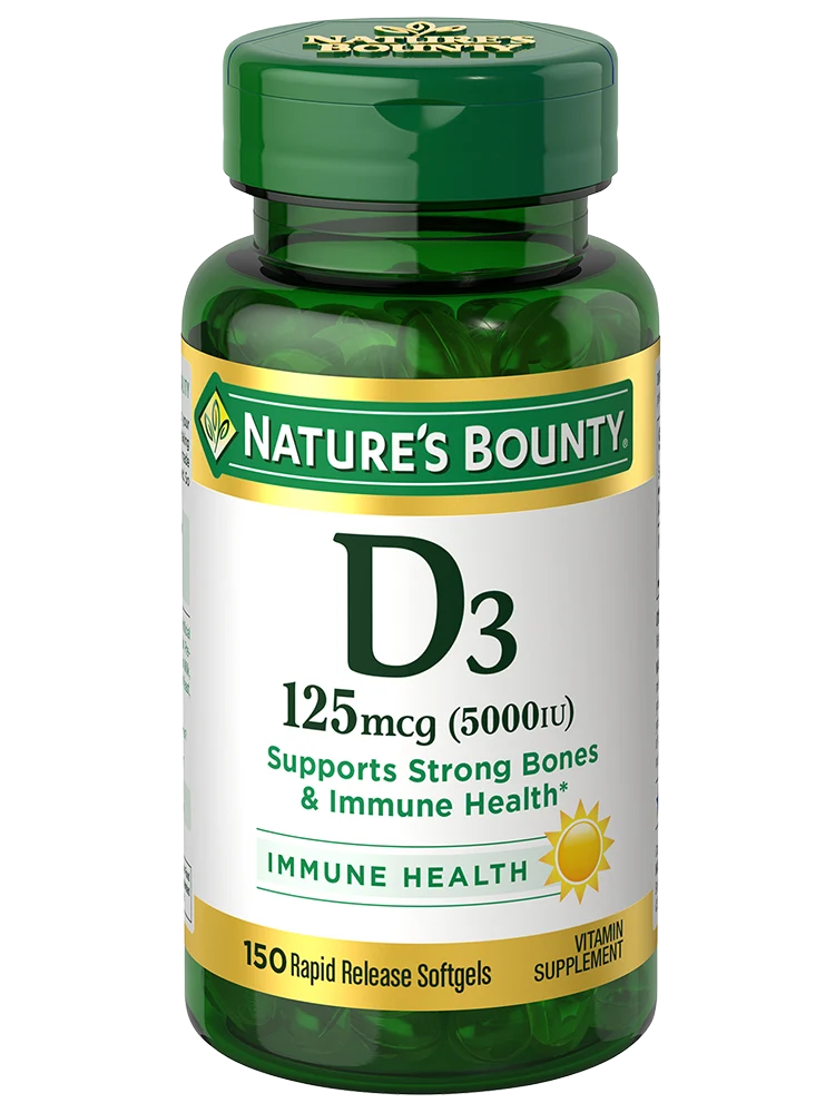 d3 125mcg 150 softgels