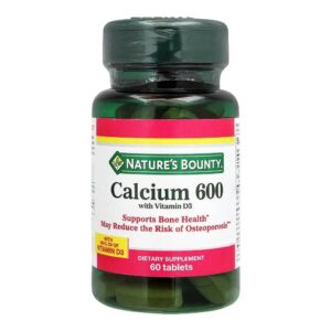 nature s bounty calcium 600 vitamin d 60ct